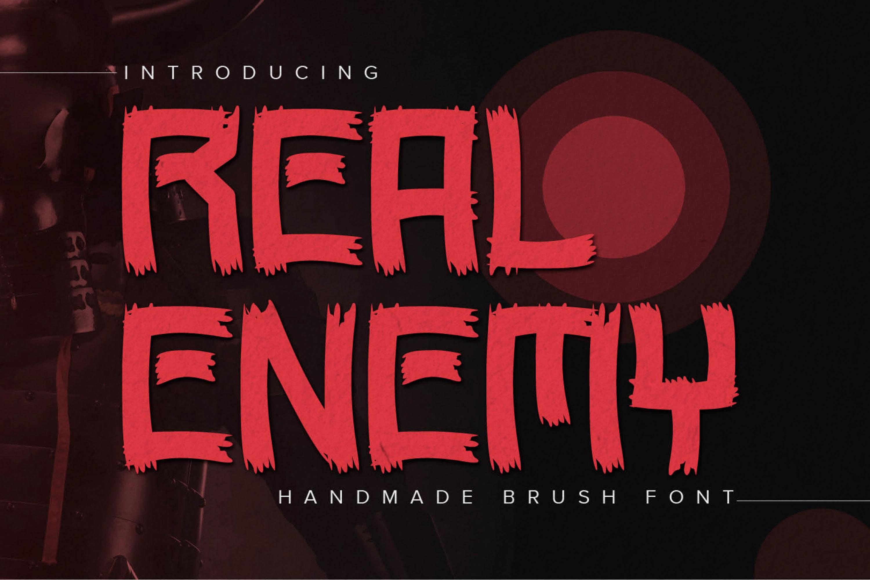 Real Enemy Font