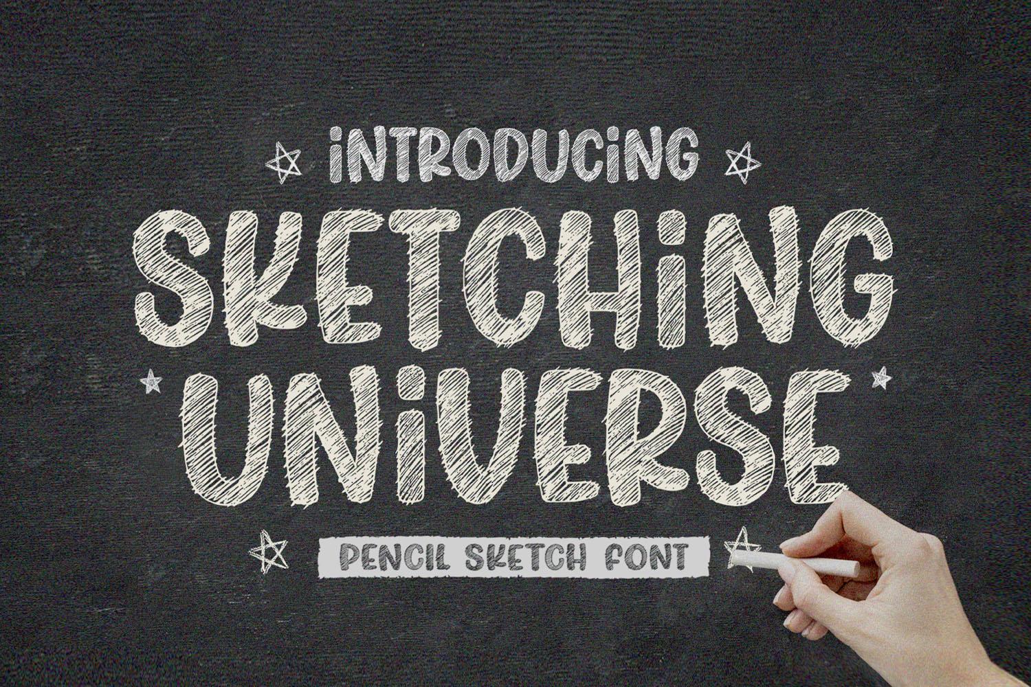 Sketching Universe Font