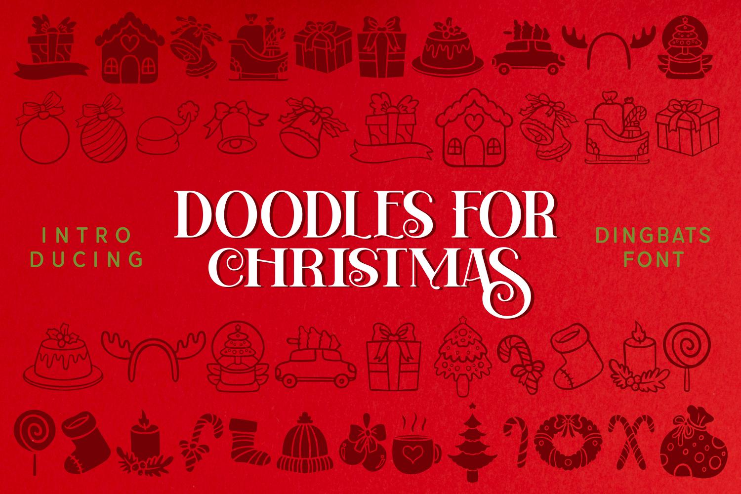 Doodles for Christmas Font