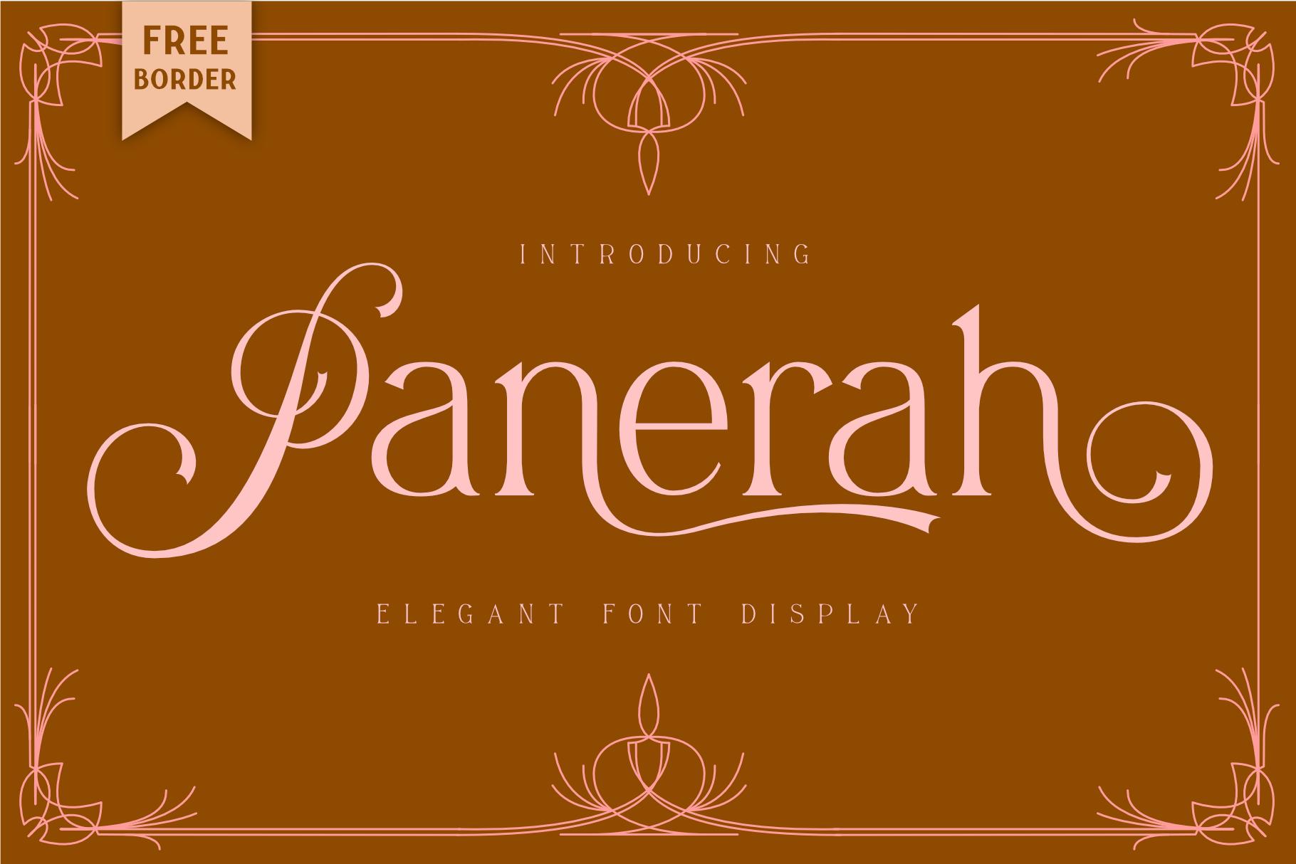 Panerah Font