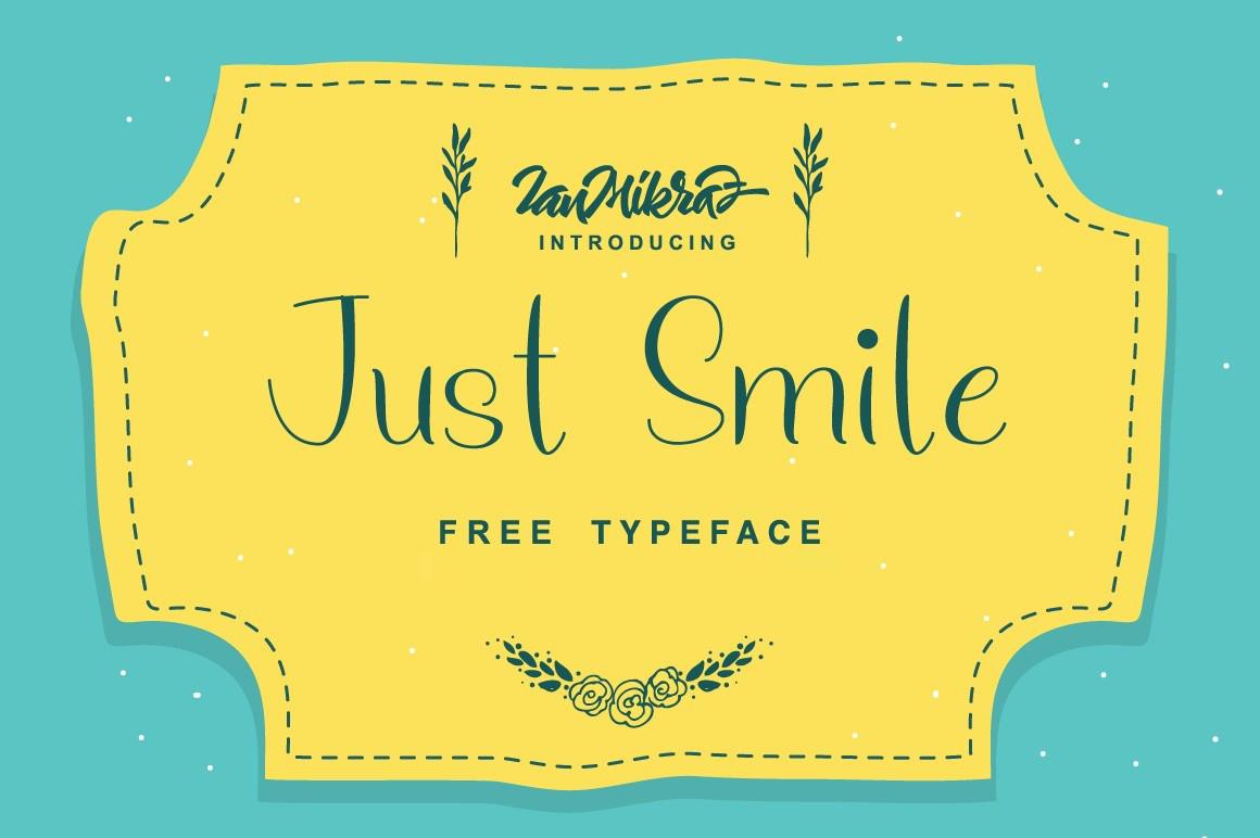 Just Smile Font