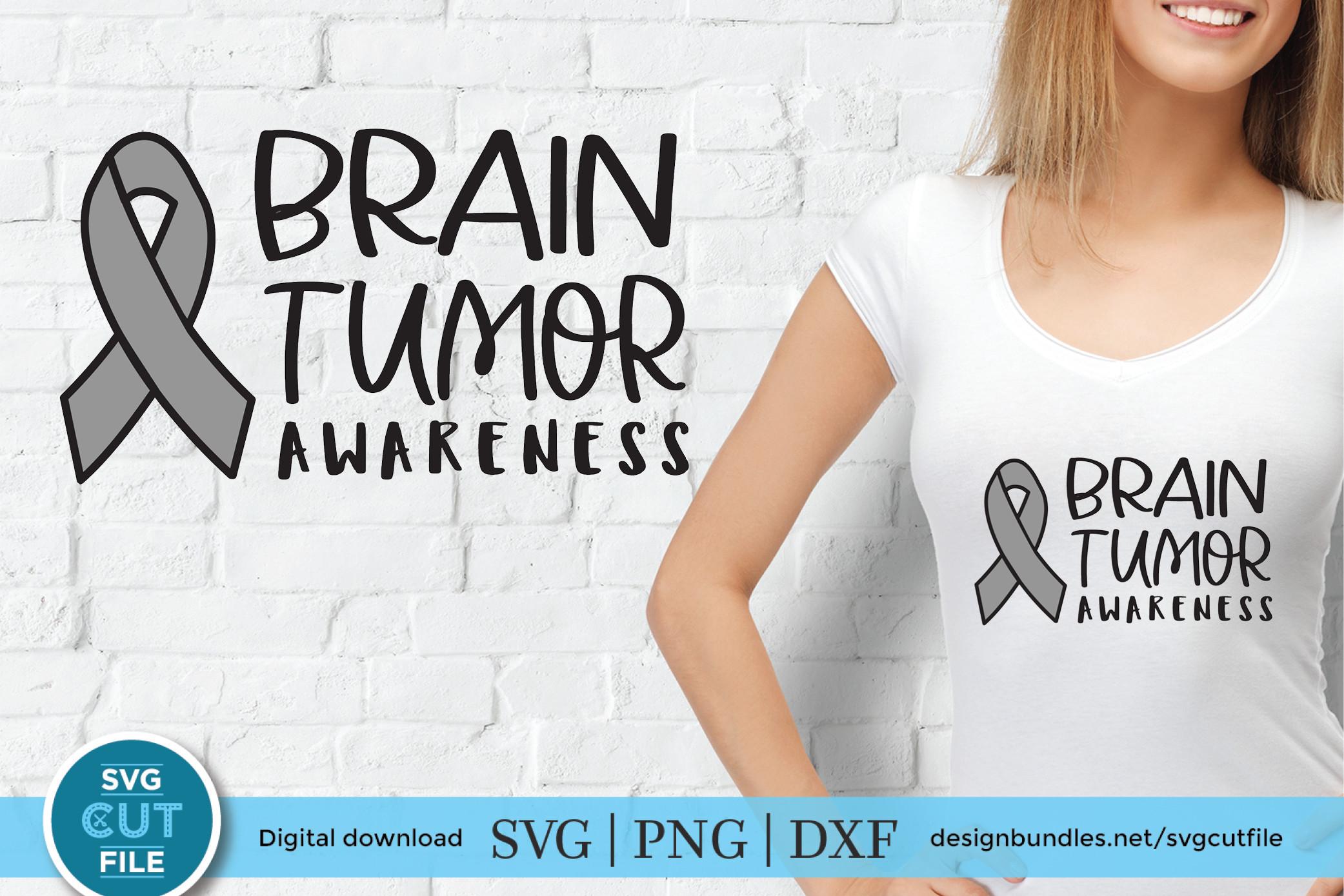 Brain Tumor Svg, Brain Tumor Awareness