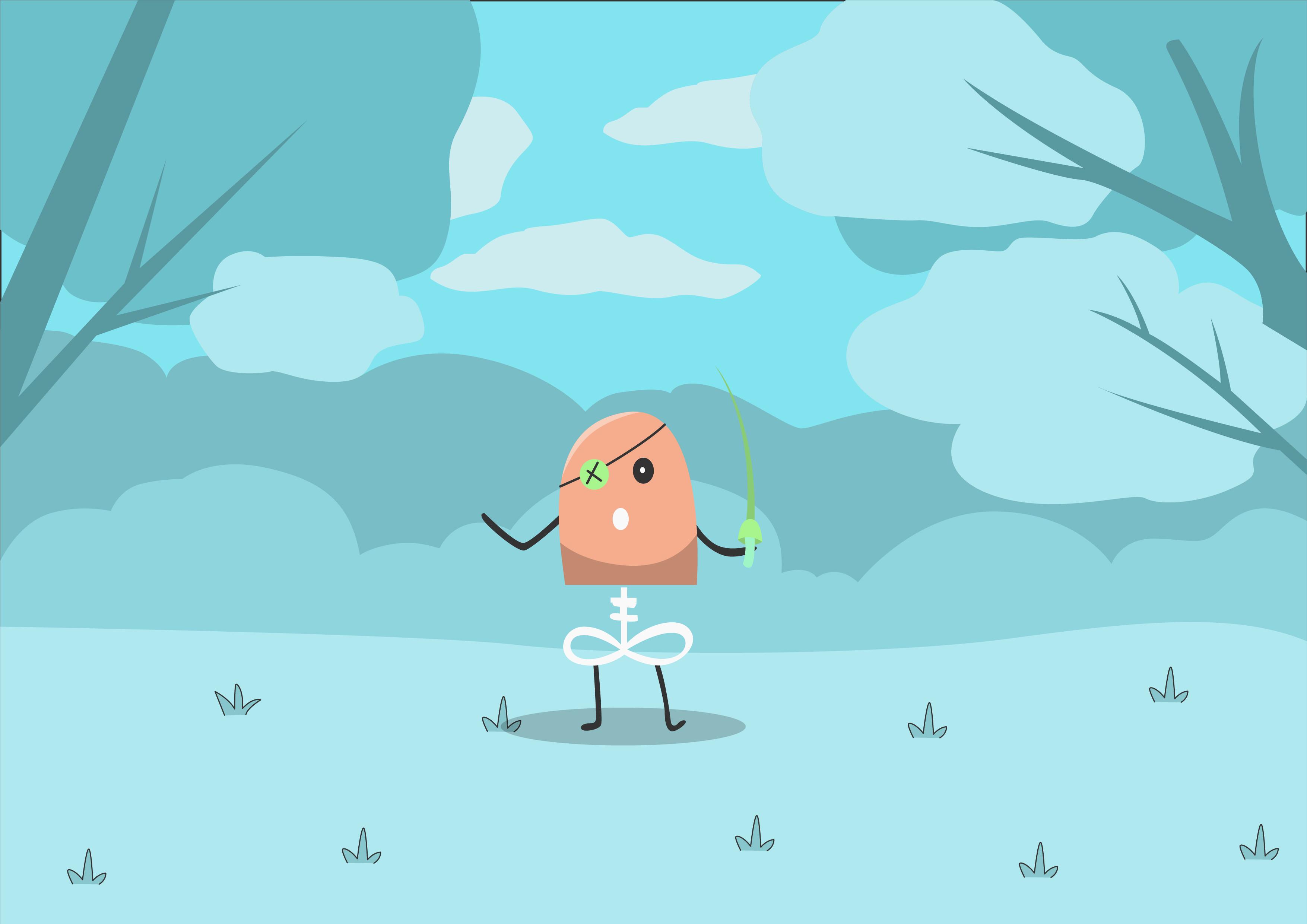 Cute Peanut Dumb Illustration #309