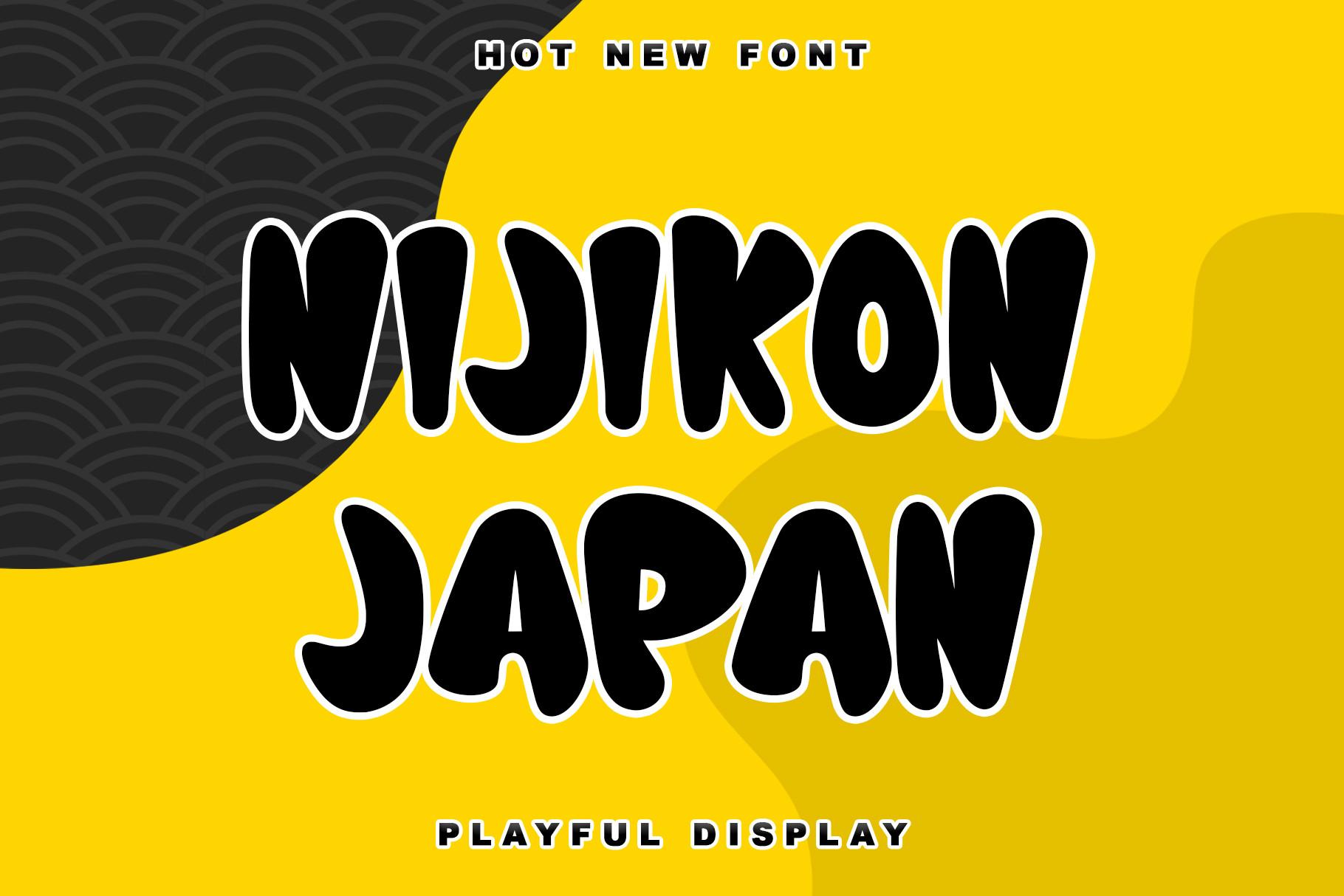 Nijikon Japan Font