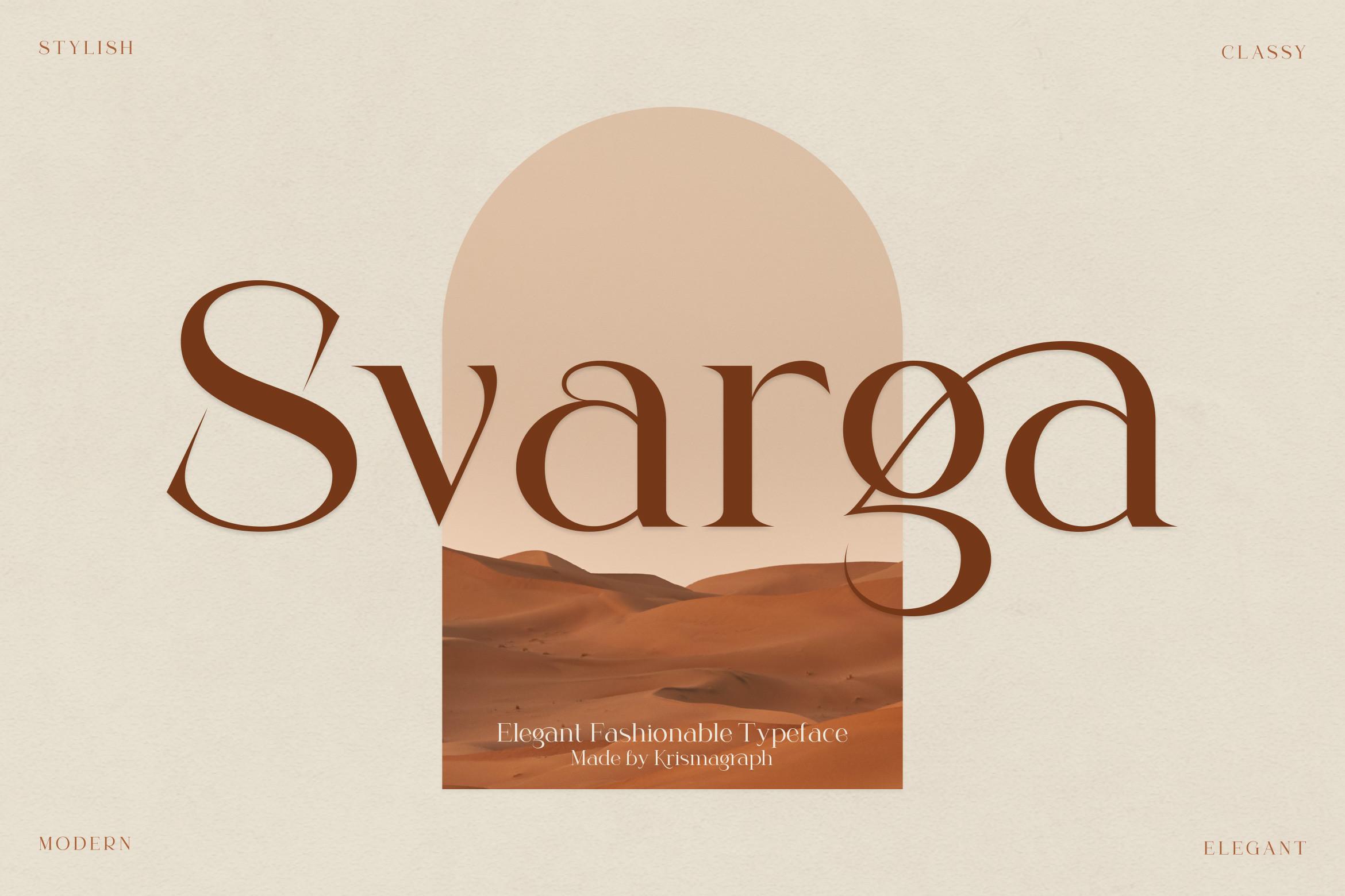 Svarga Font