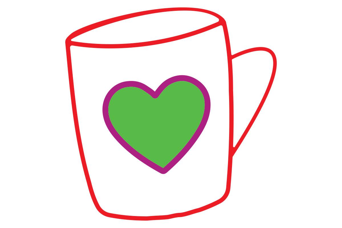 Love Tea Vector
