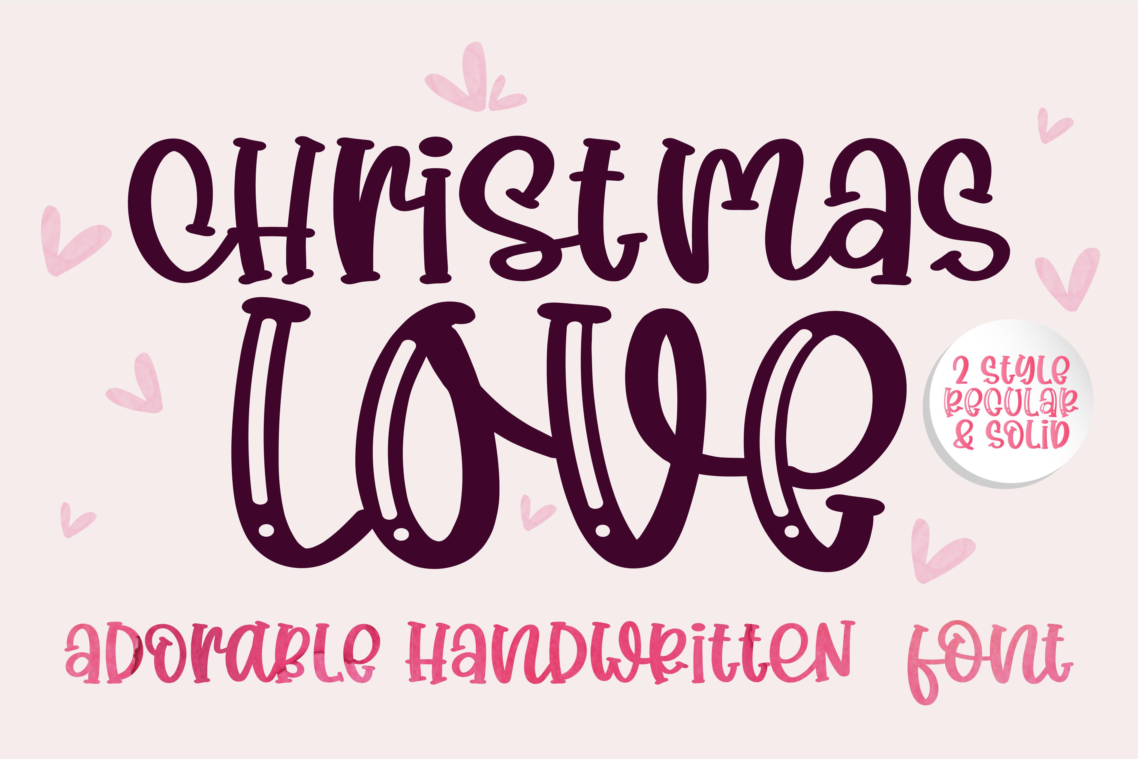 Christmas Love Font