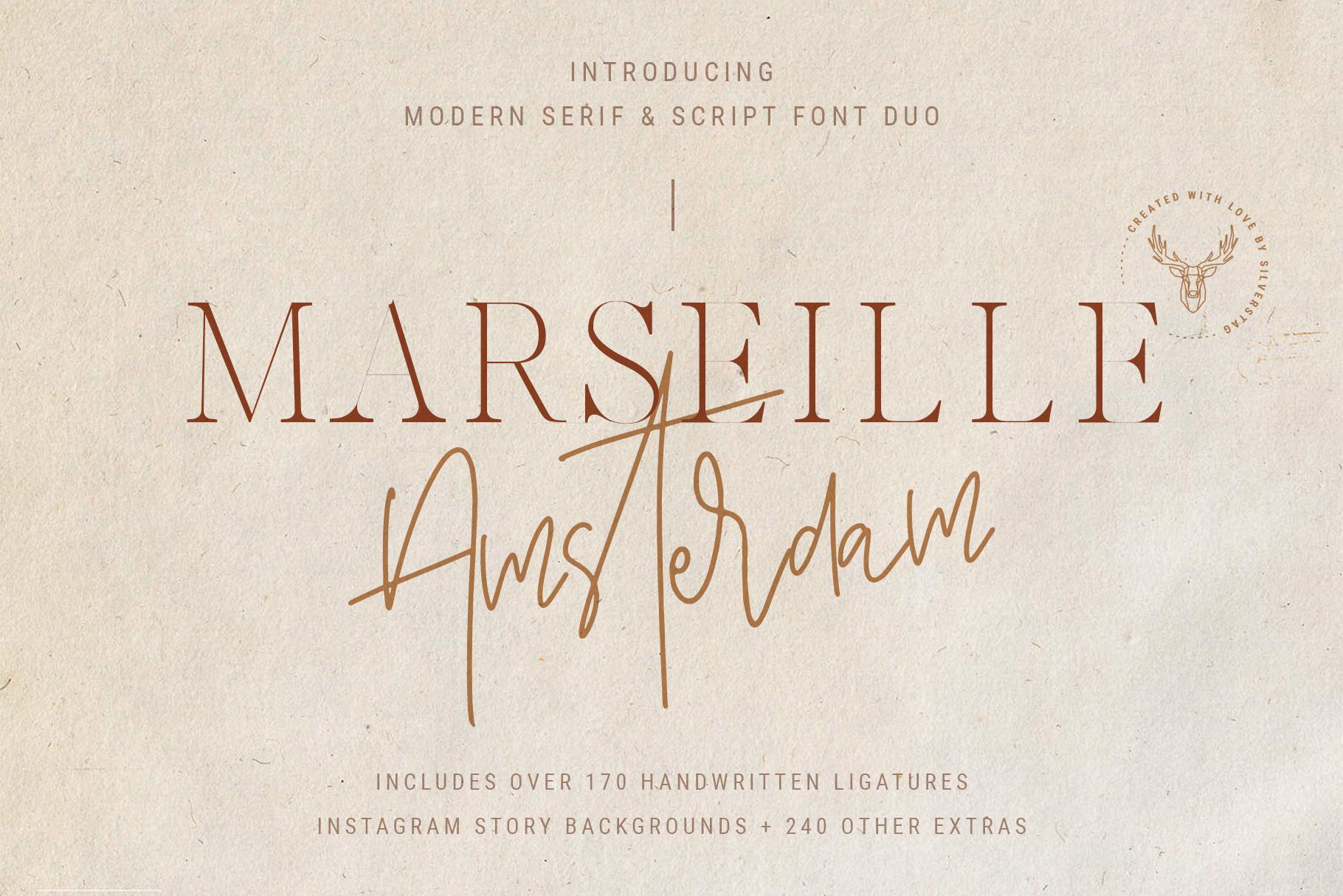 Marseille & Amsterdam Duo Font