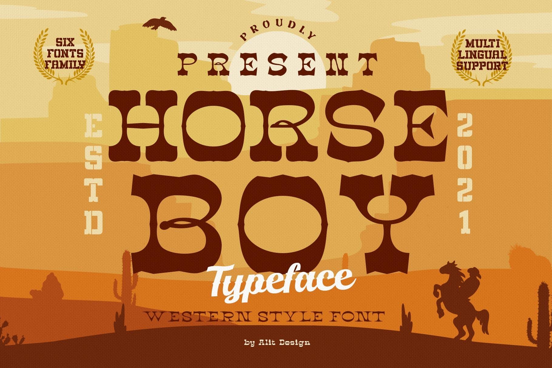 Horse Boy Font