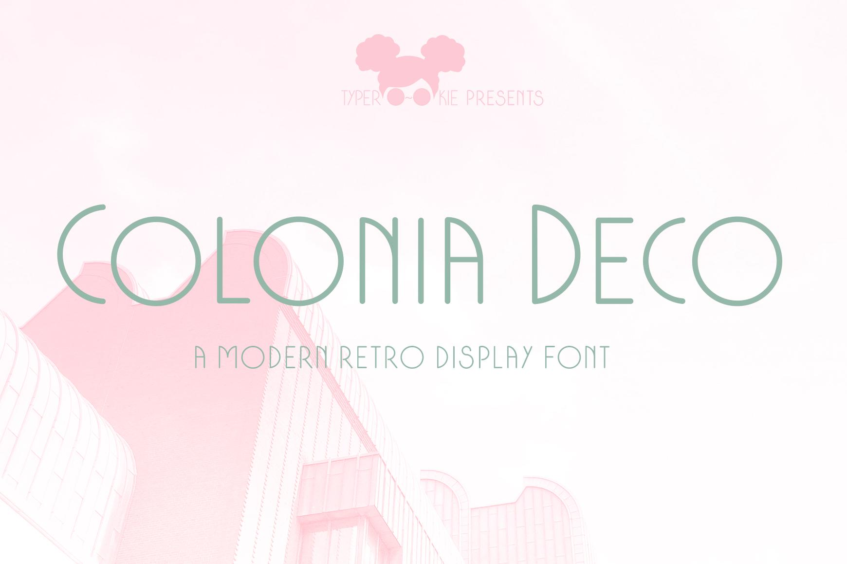 Colonia Deco Font