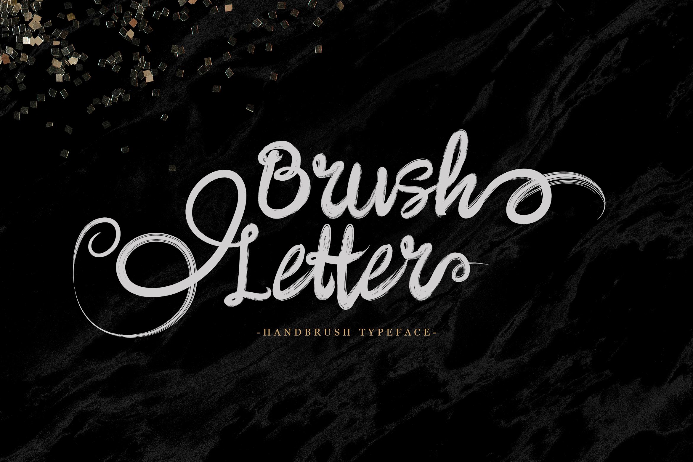 Brush Letter Font