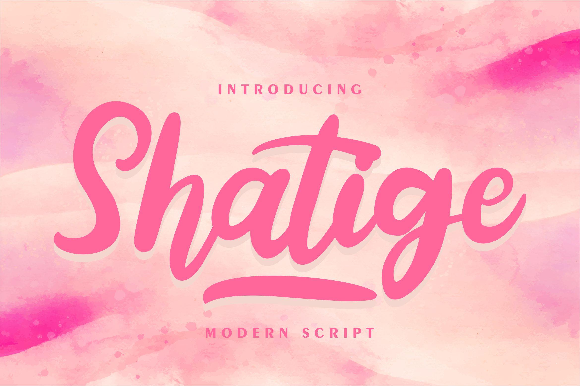 Shatige Font
