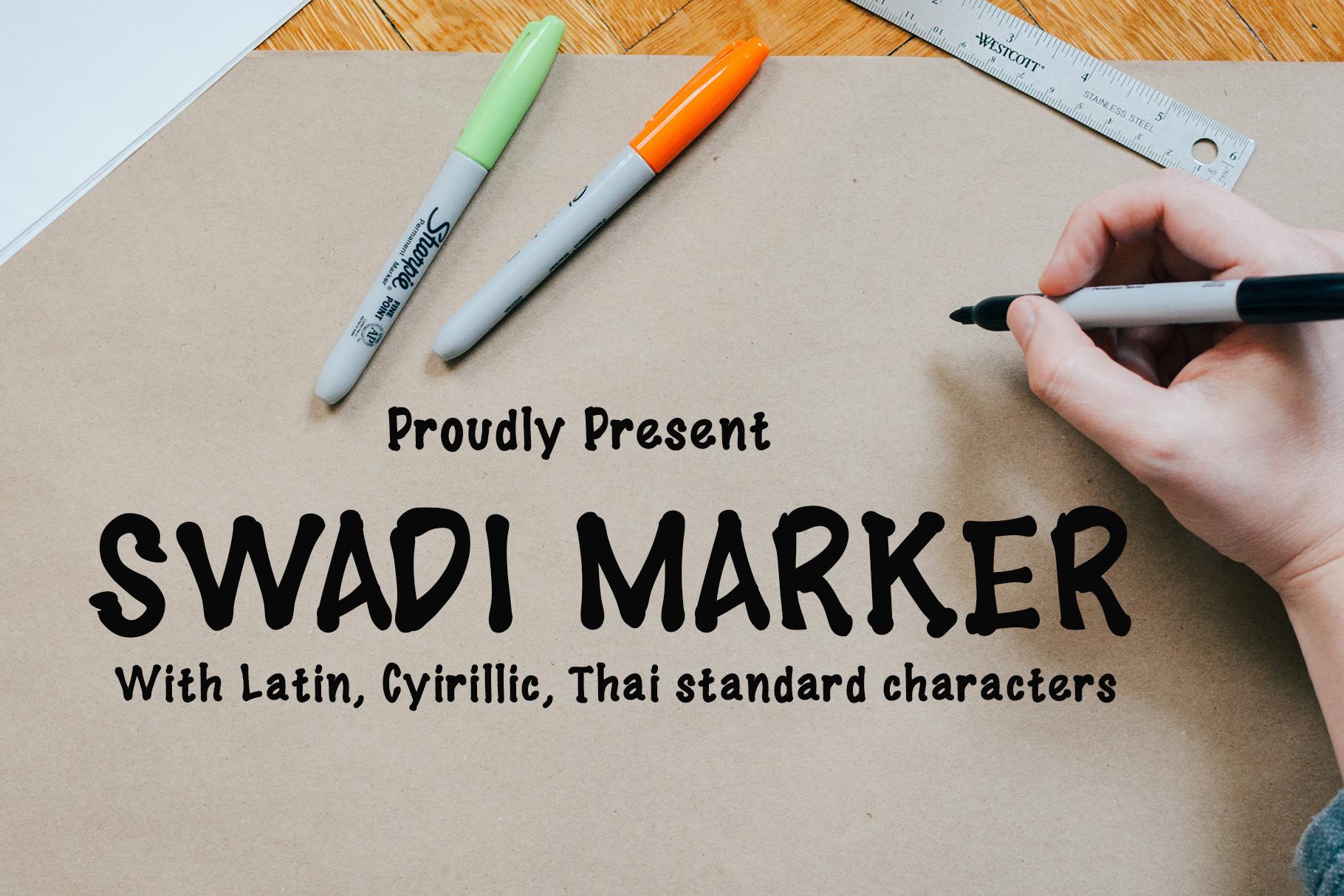 Swadi Marker Font