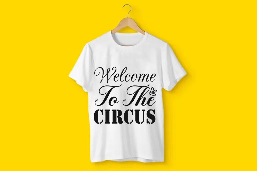 Doormat SVG Design, Welcome to the Circu