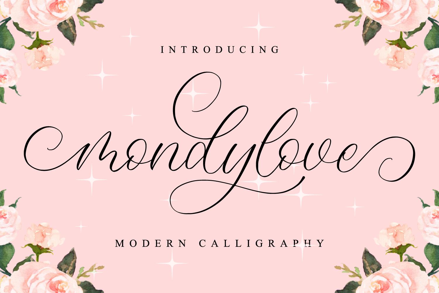 Mondylove Font