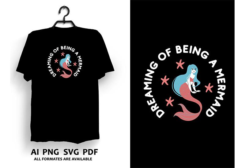Dreaming of Being a Mermaid T-shirt