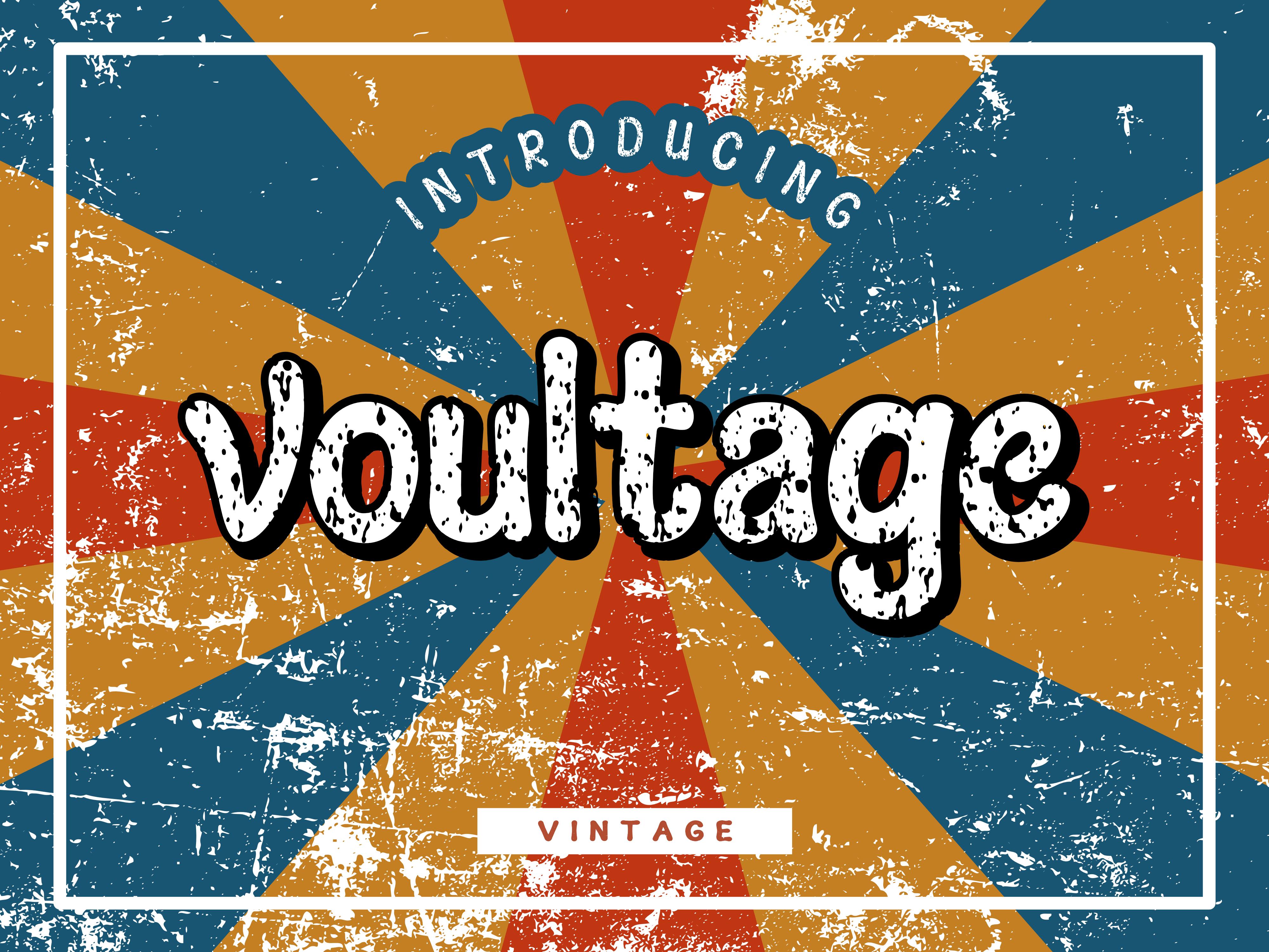 Voultage Font