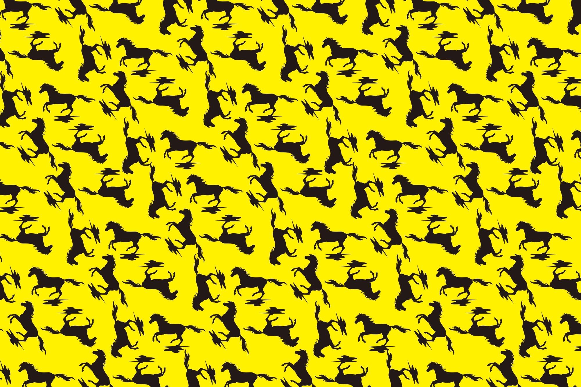 Horse Silhouette Pattern