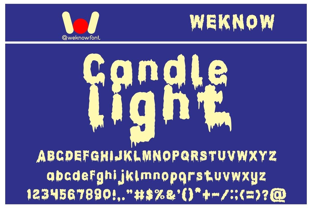 Candle Light Font