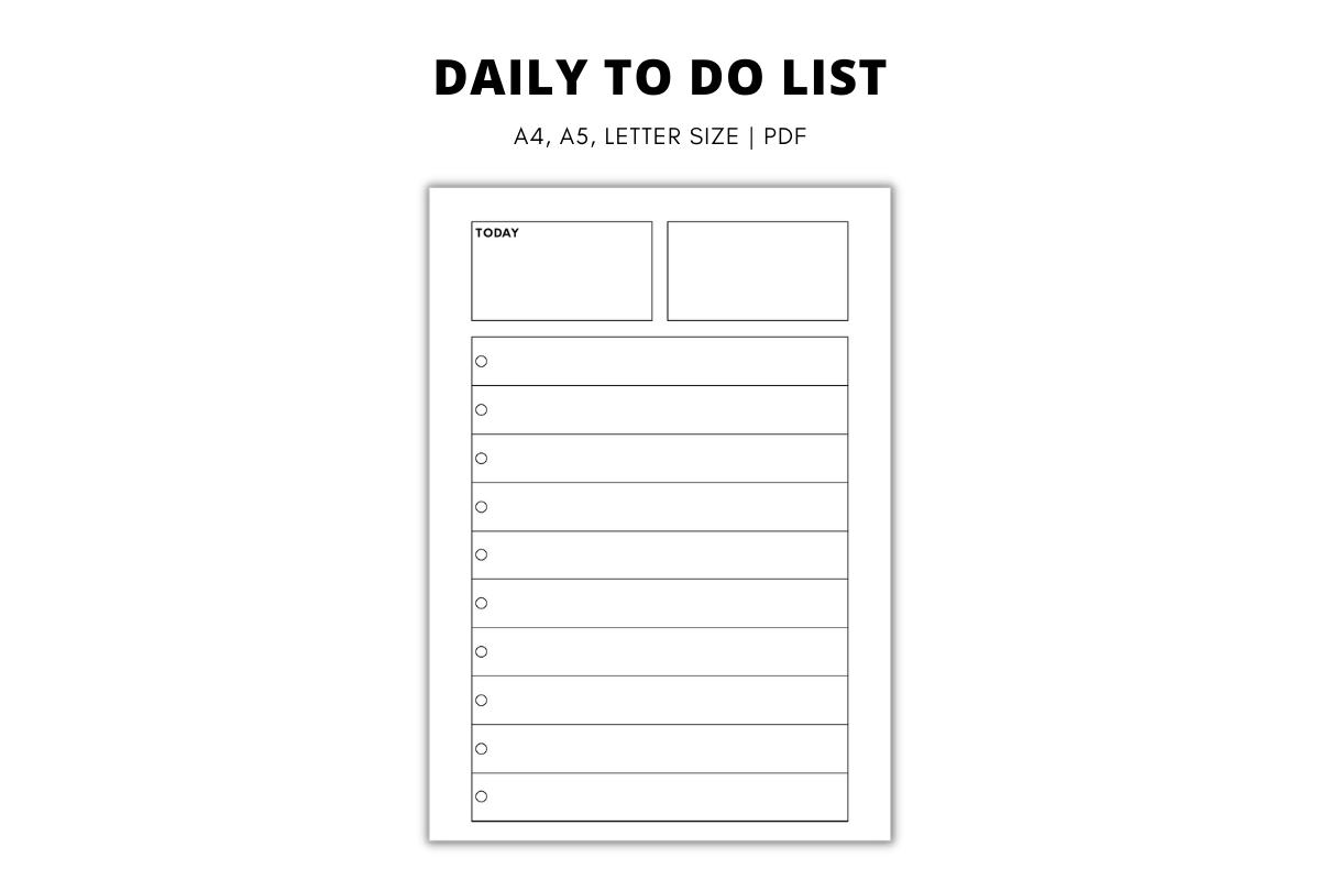 Daily to Do List