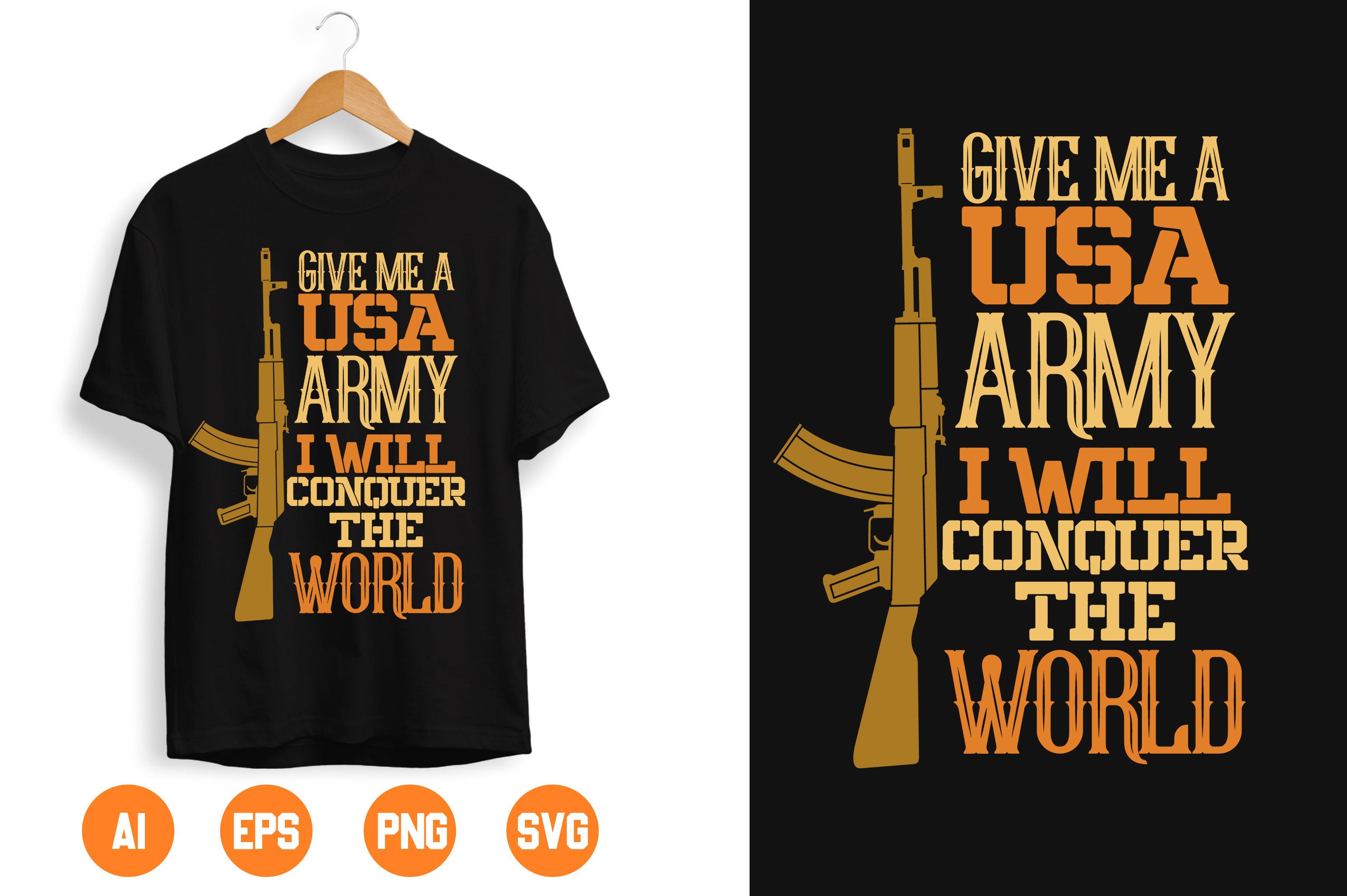 USA Army T-shirt Design 60