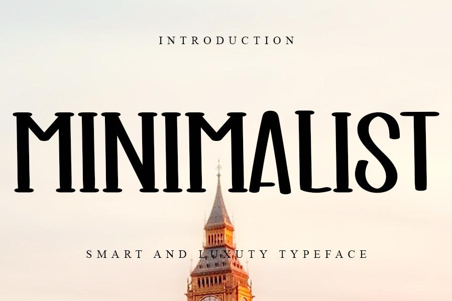 Minimalist Font