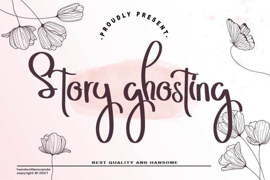 Story Ghosting Font