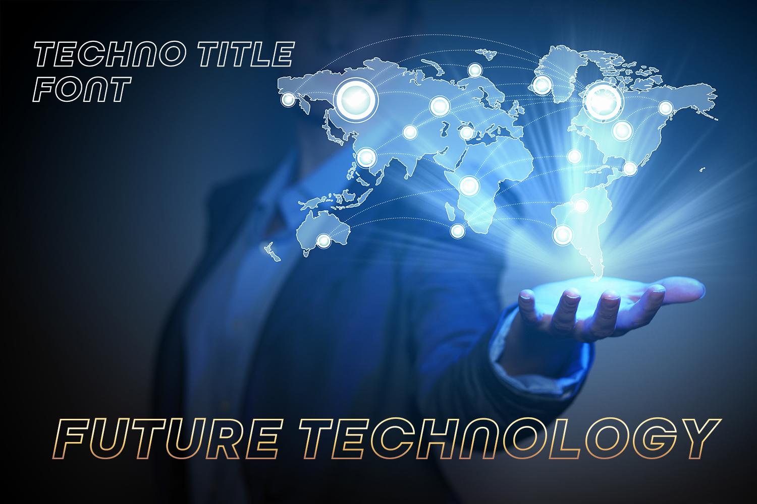Techno Title Font