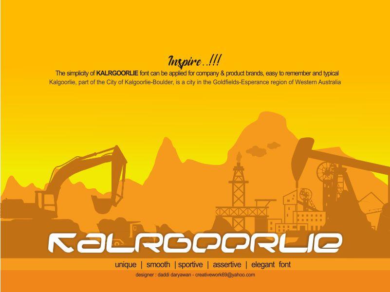 Kalgoorlie Font