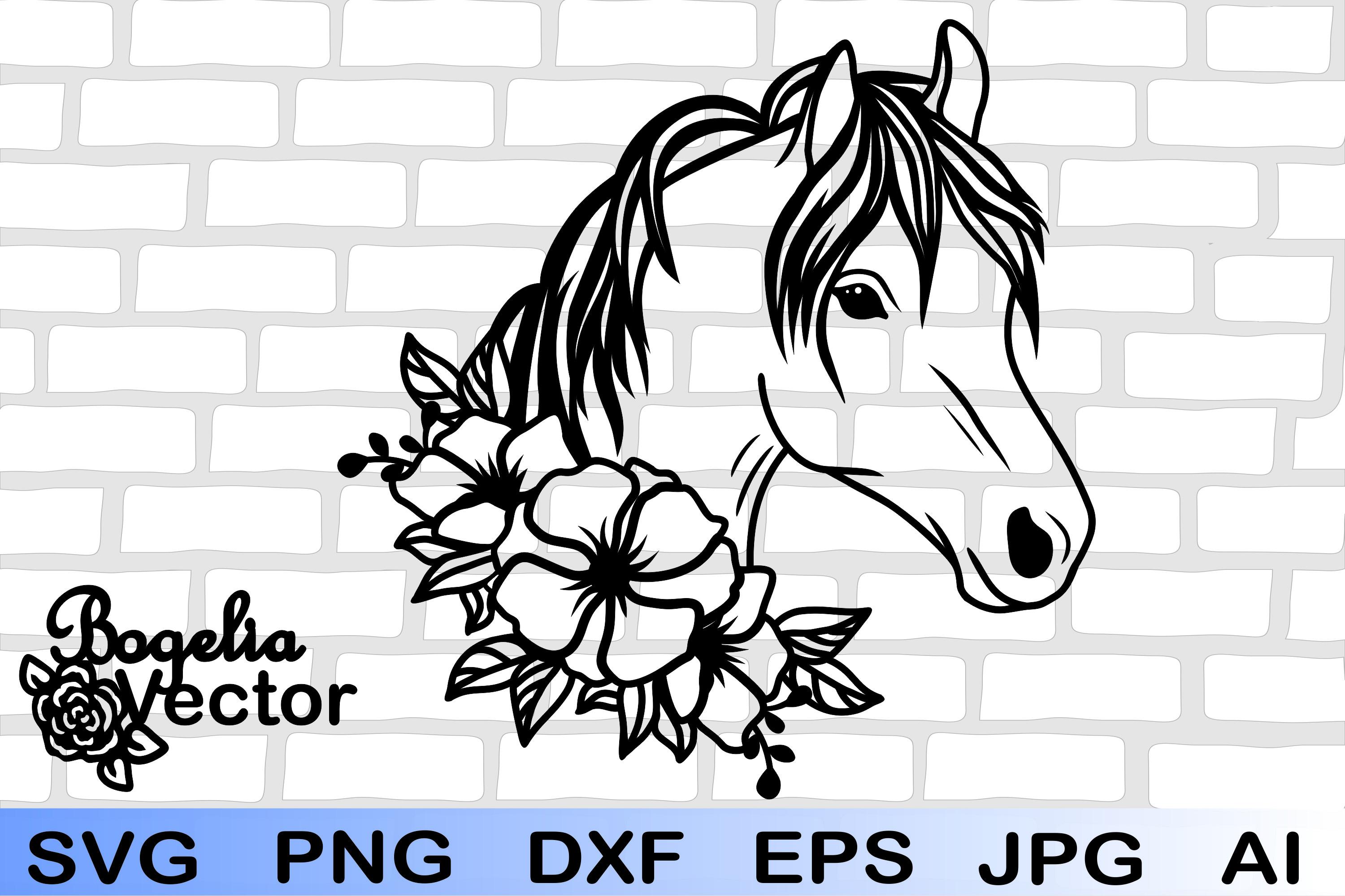Floral Horse