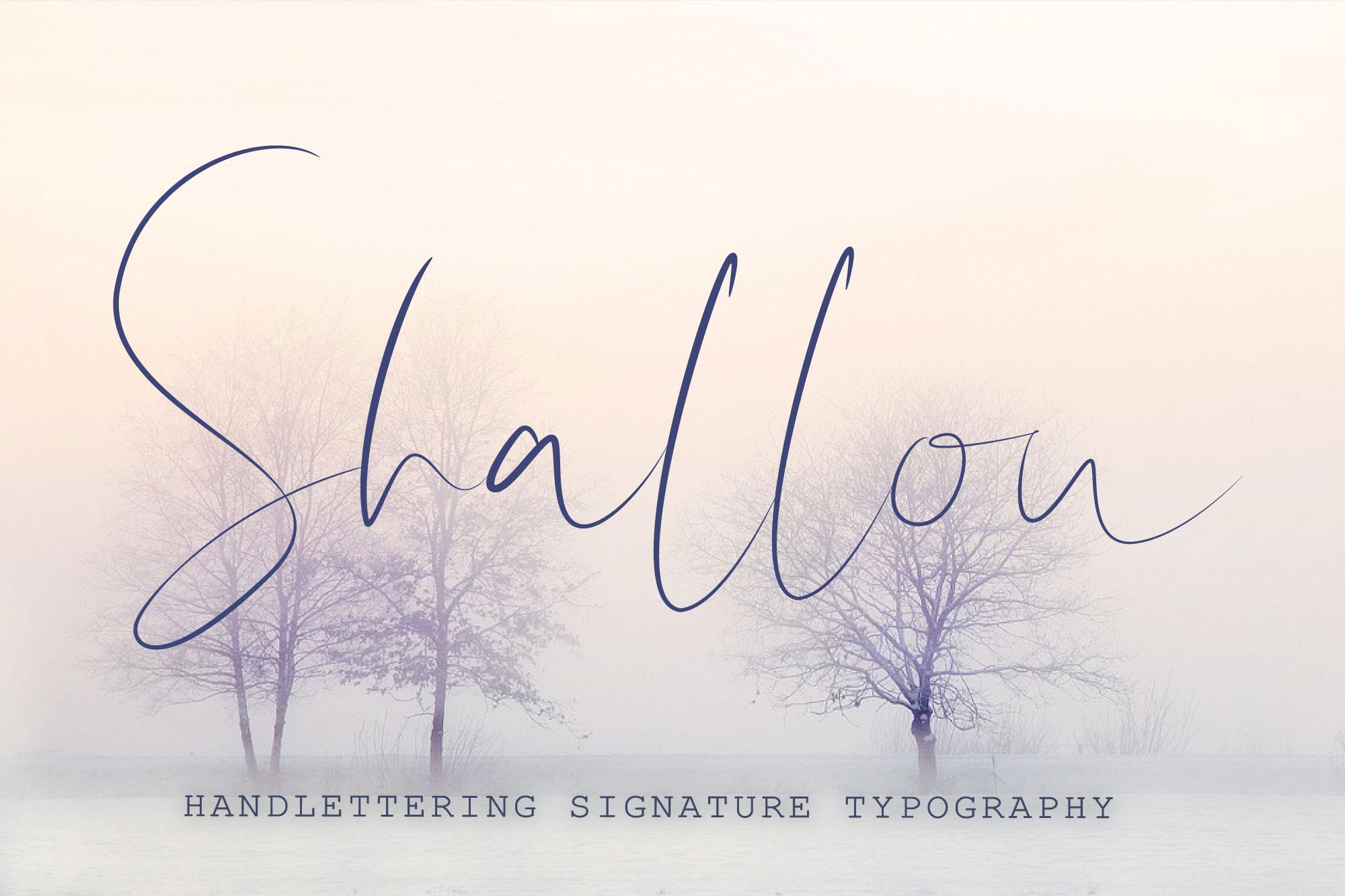 Shallou Script Font