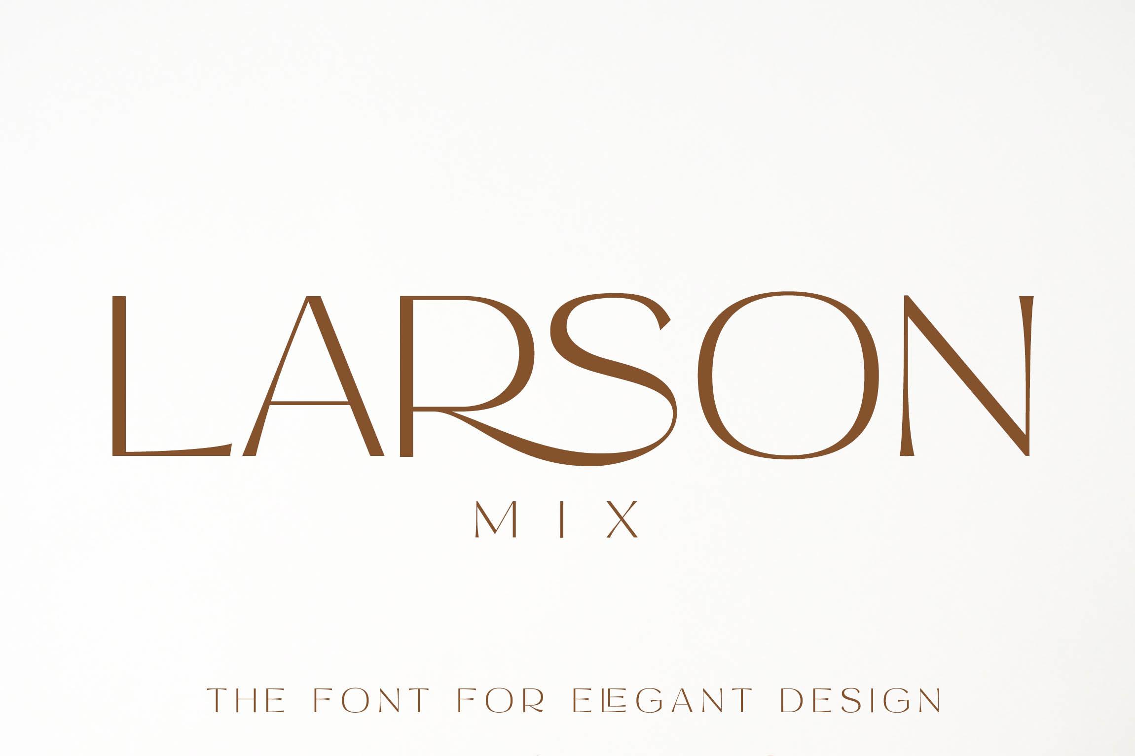 Larson Mix Font