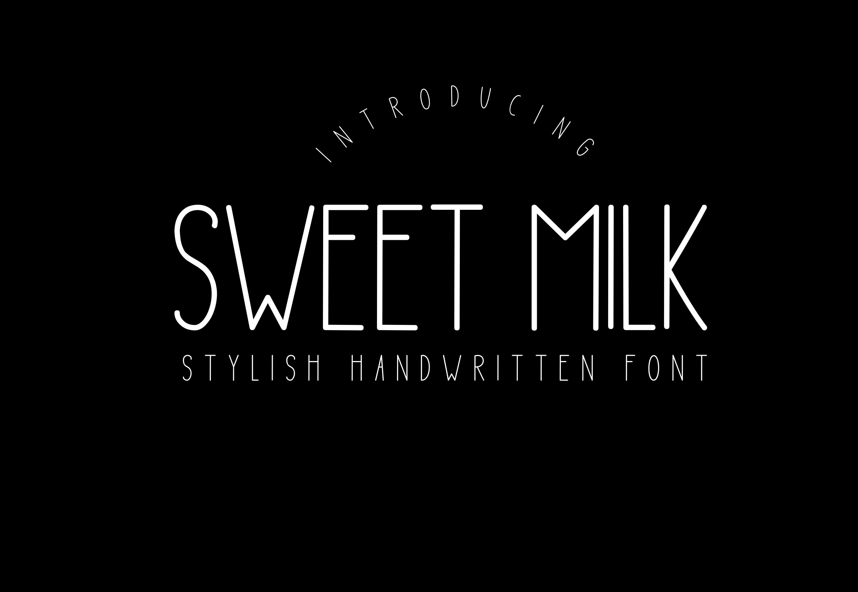 Sweet Milk Font