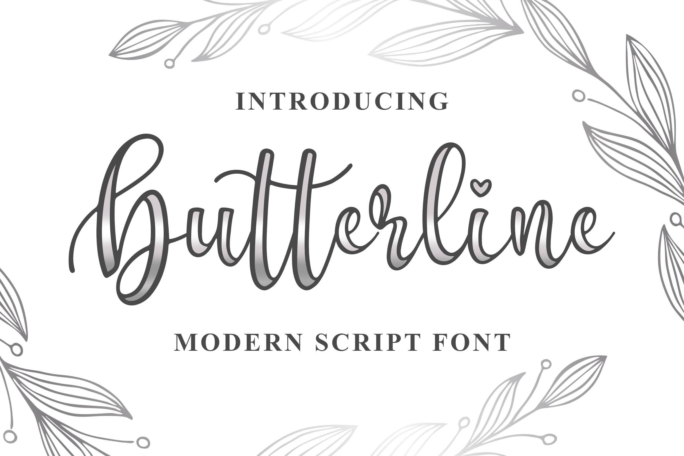 Butterline Font