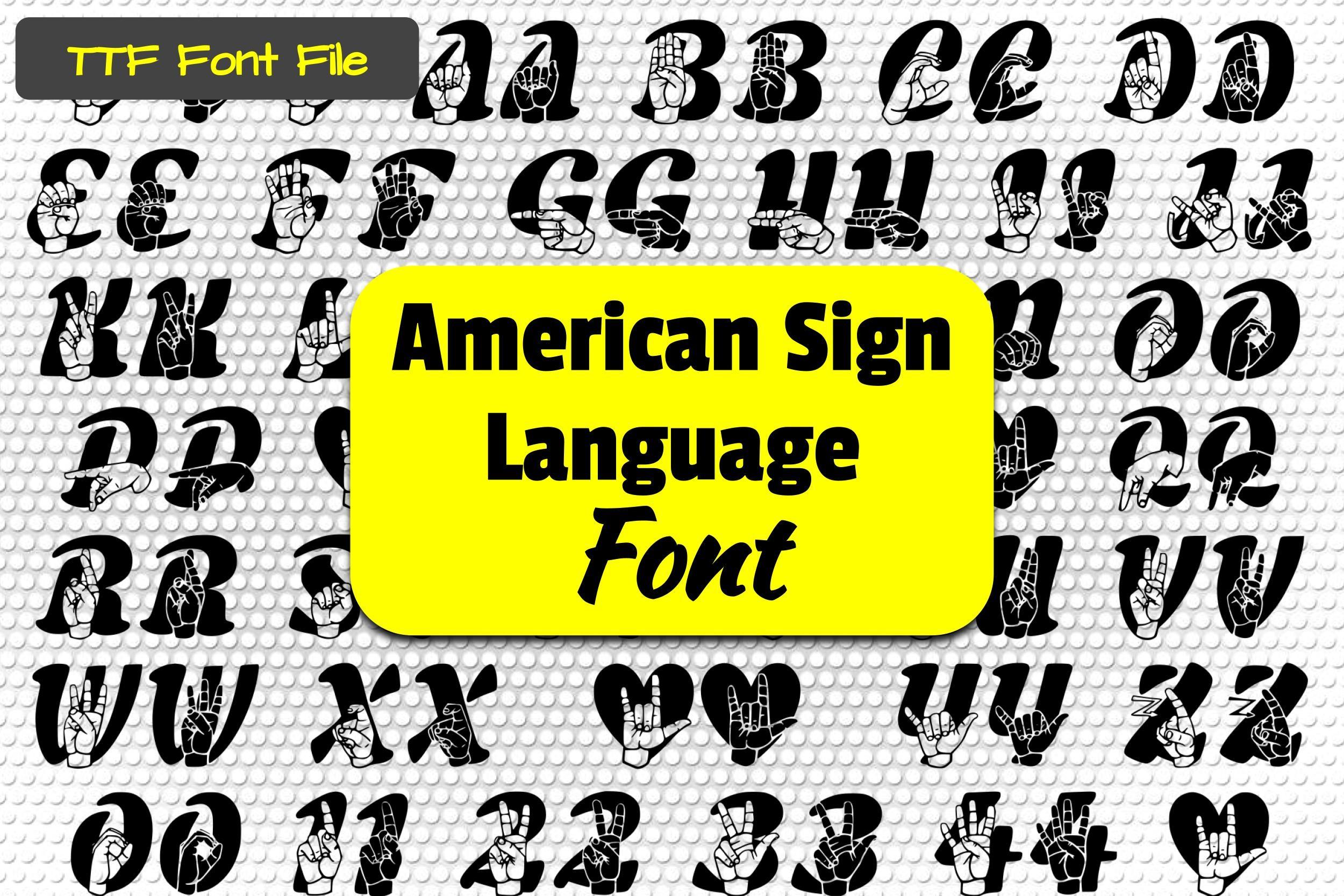 Able Lingo ASL 5 Font