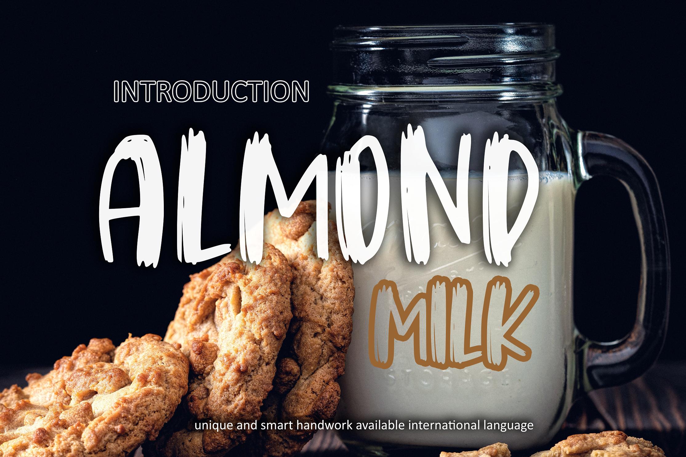 Almond Milk Font