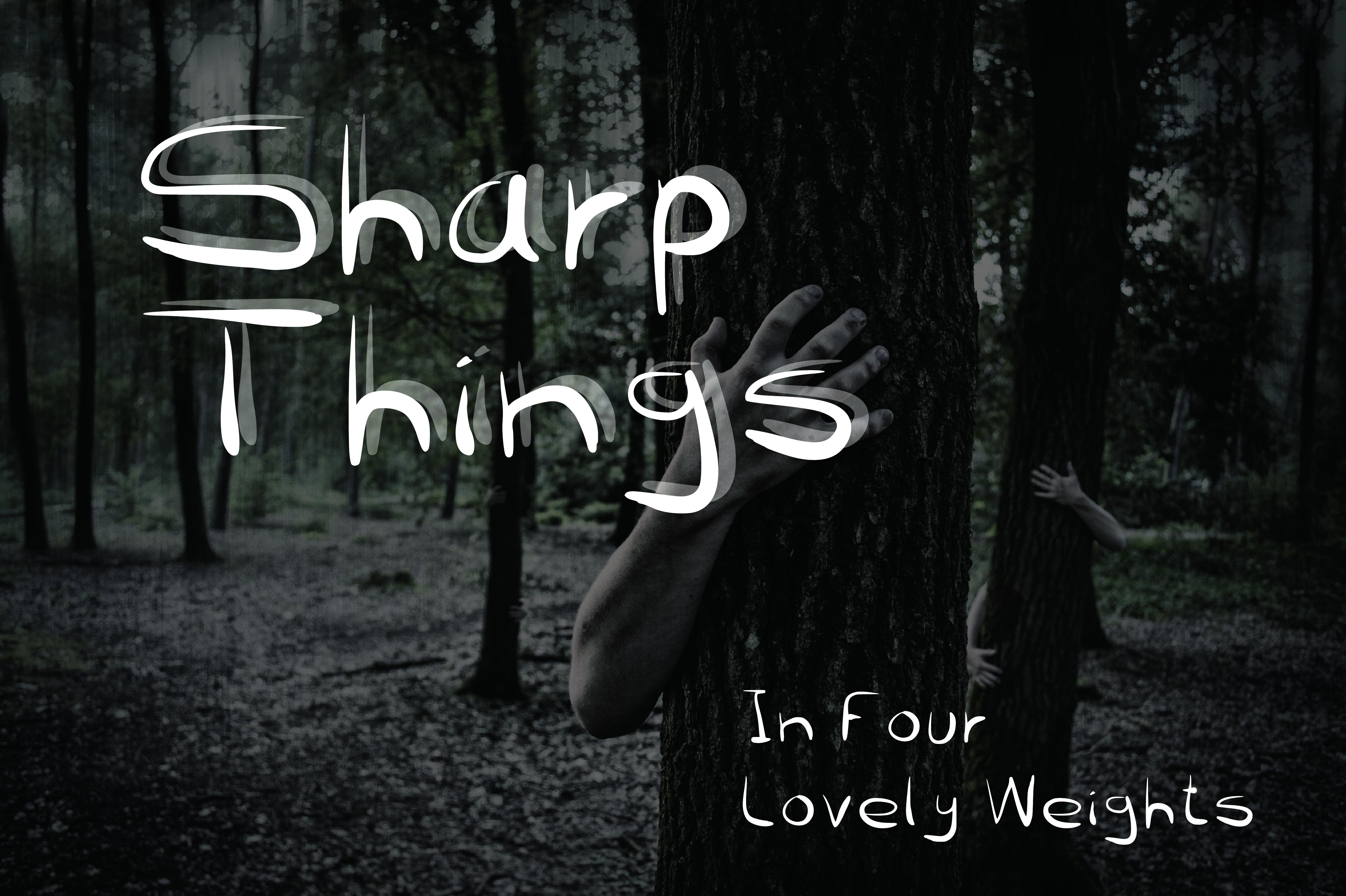 Sharp Things Font