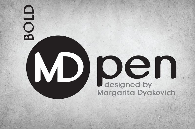 MD Pen Bold Font