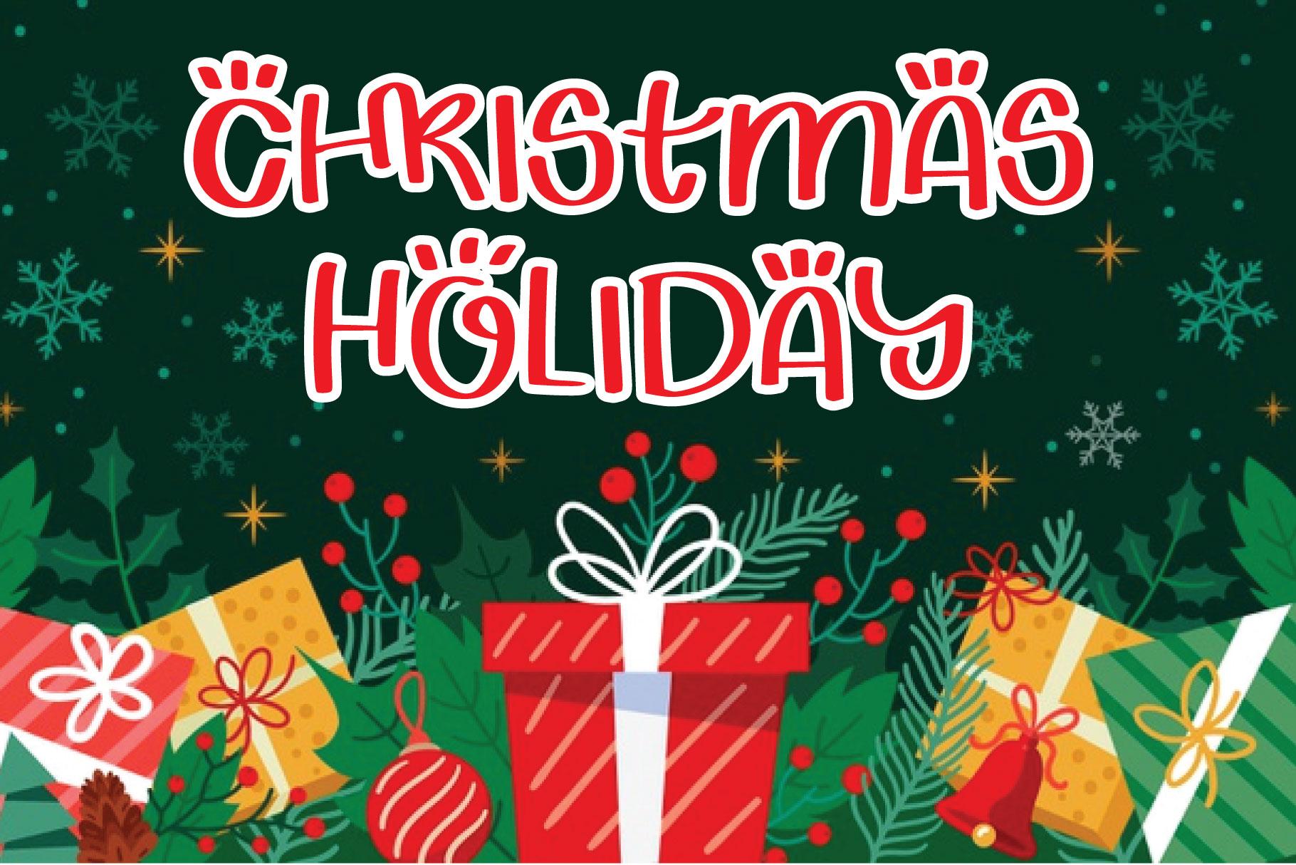Christmas Holiday Font