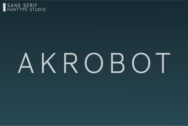 Akrobot Font