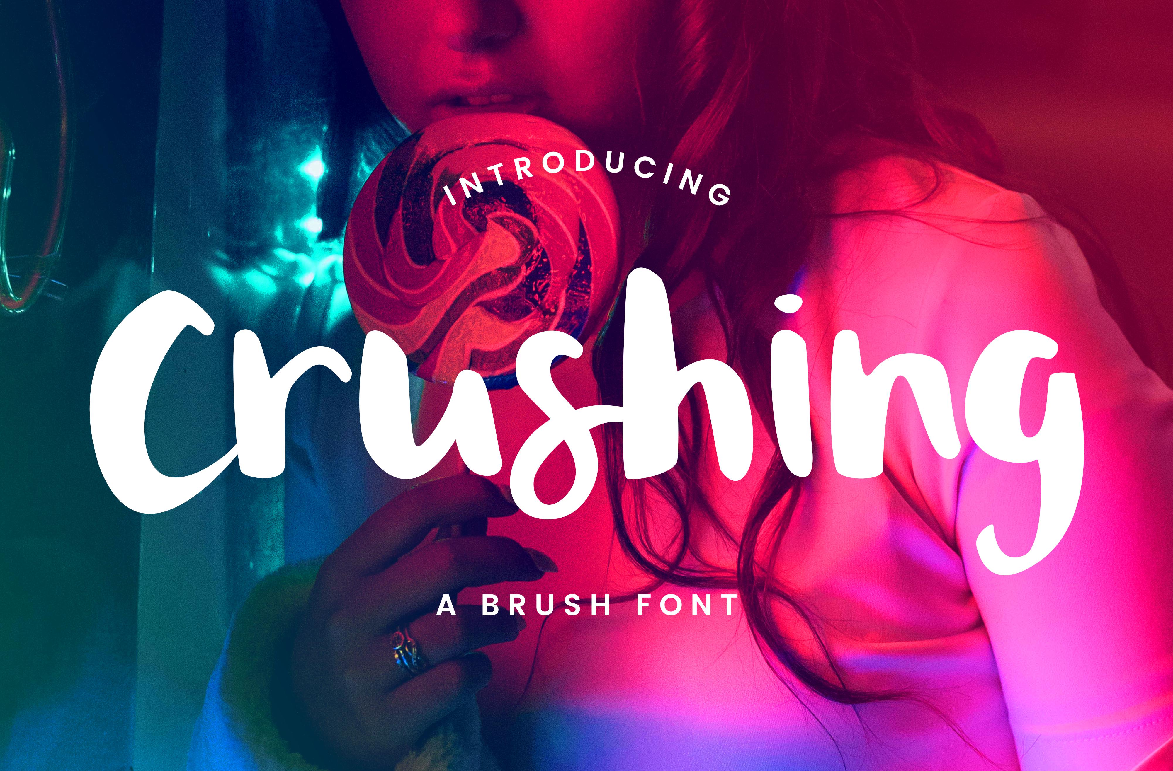 Crushing Font