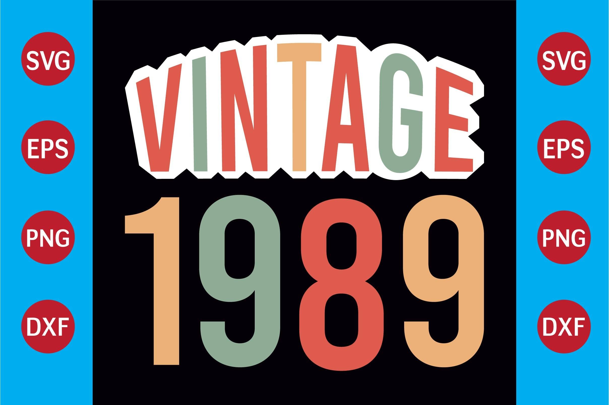 Vintage 1989  T-shirt Design