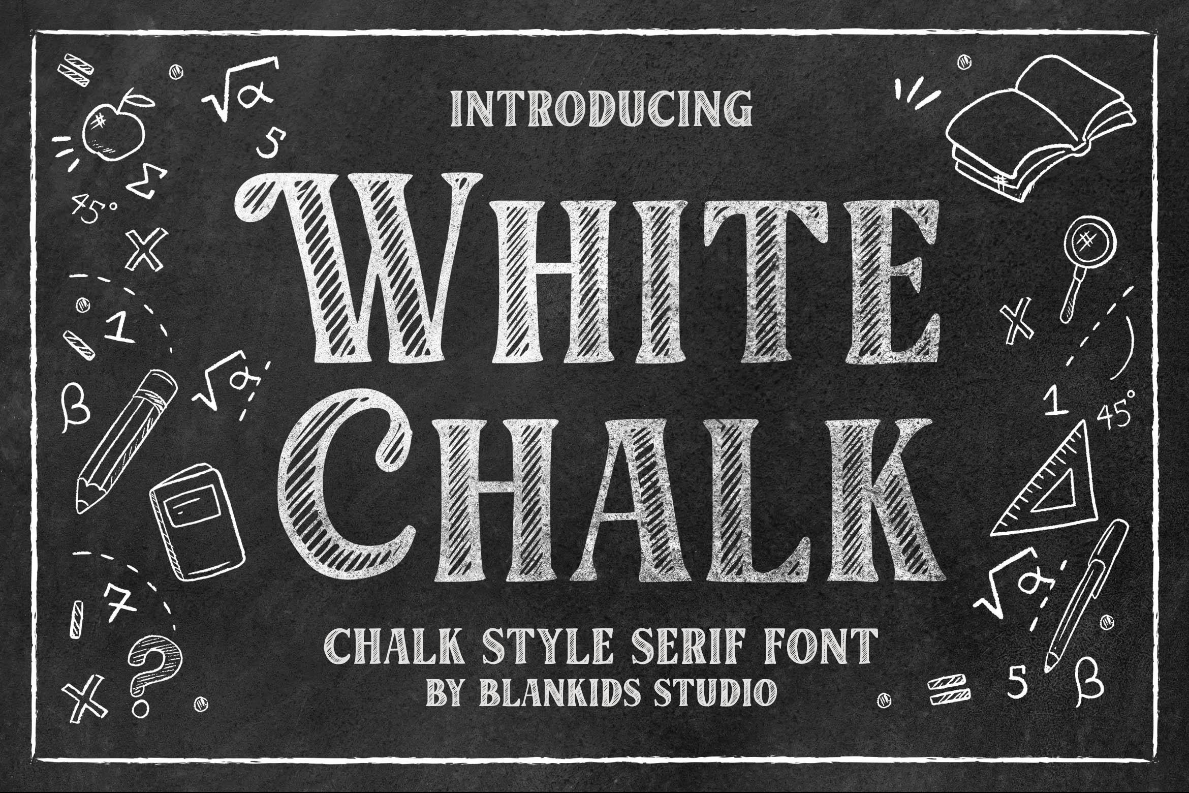 White Chalk Font
