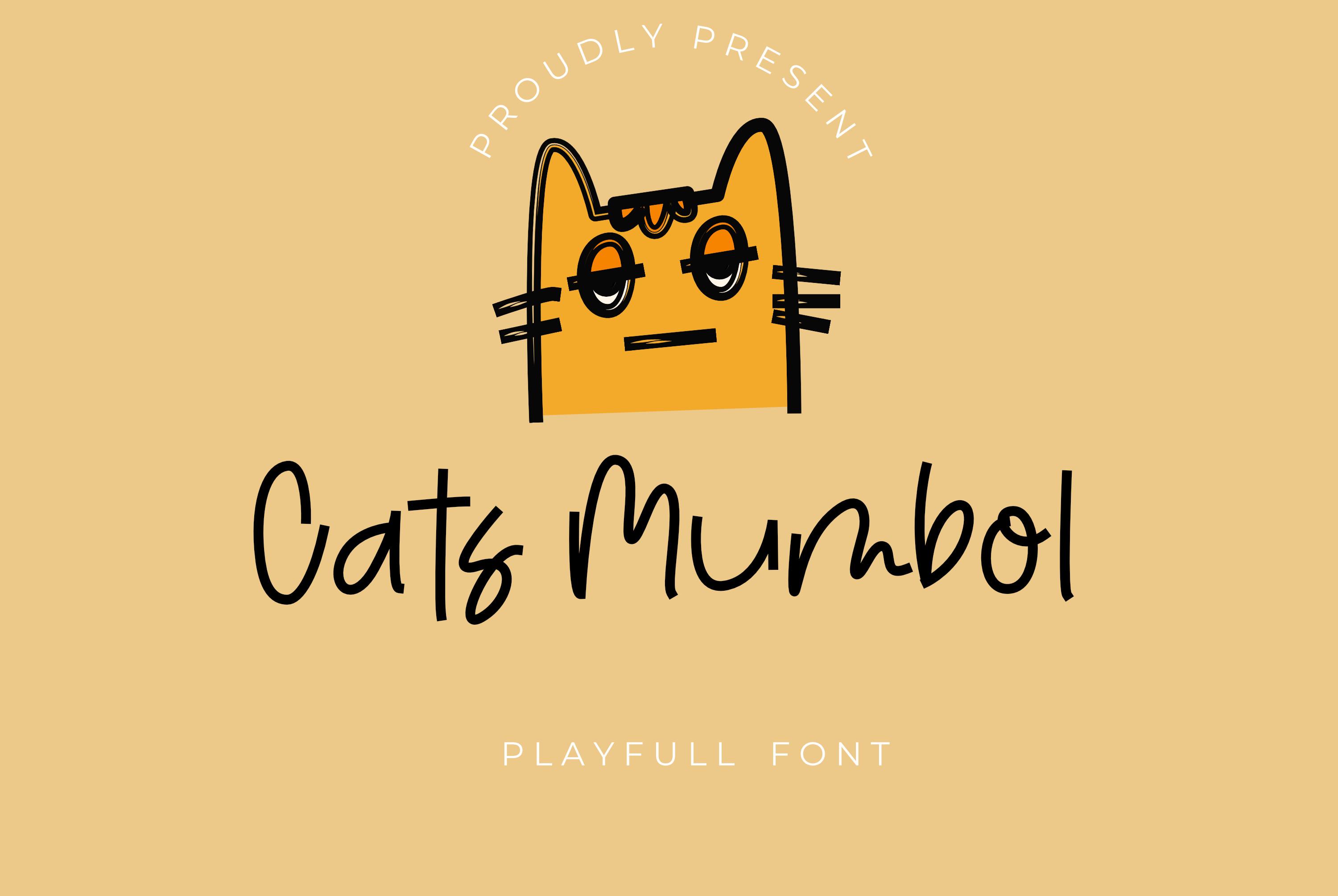 Cats Mumbol Font