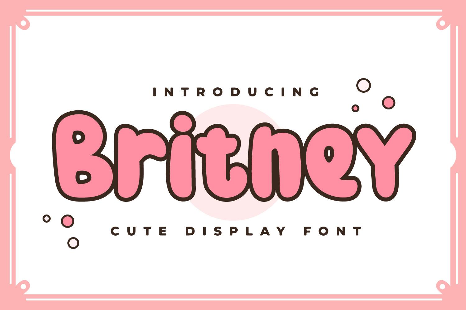 Britney Font