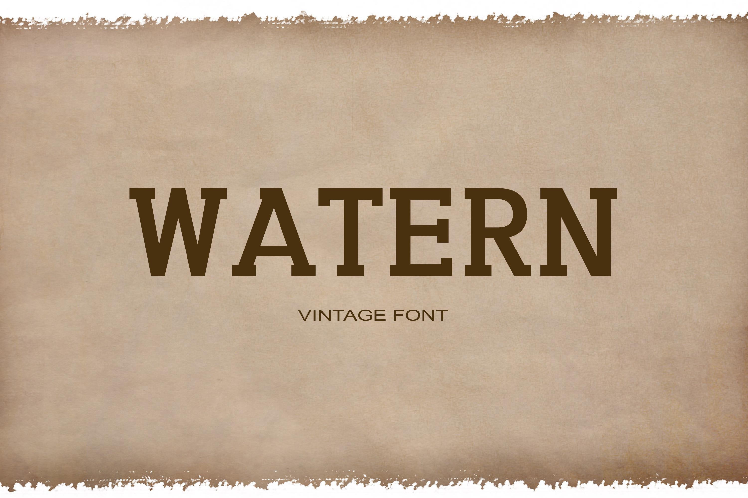 Watern Font