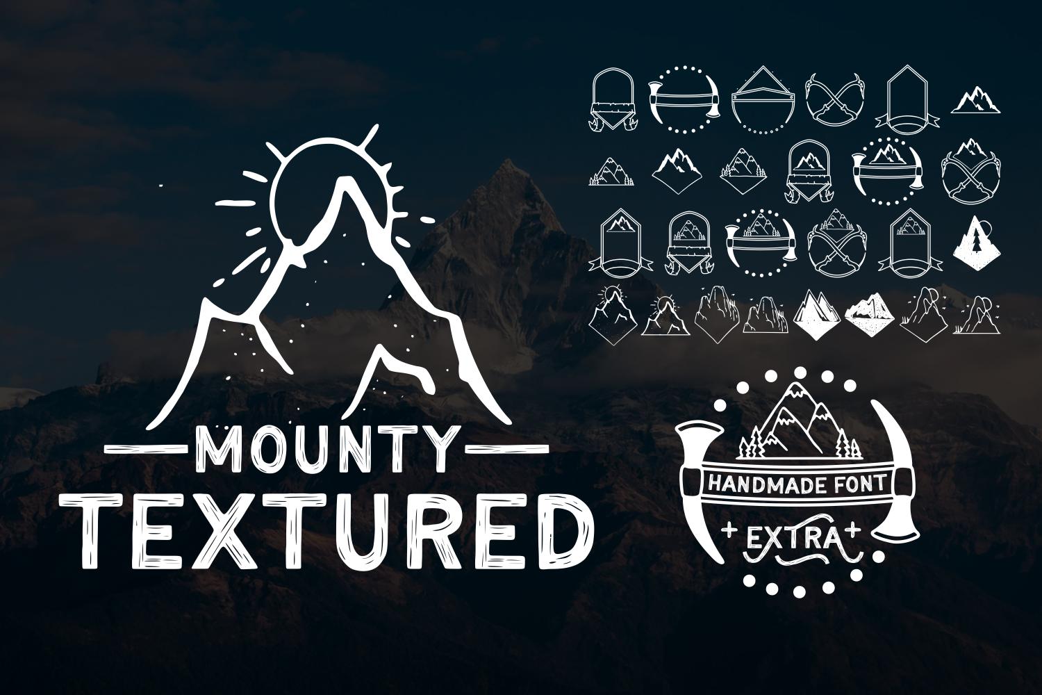 Mounty Textured Font