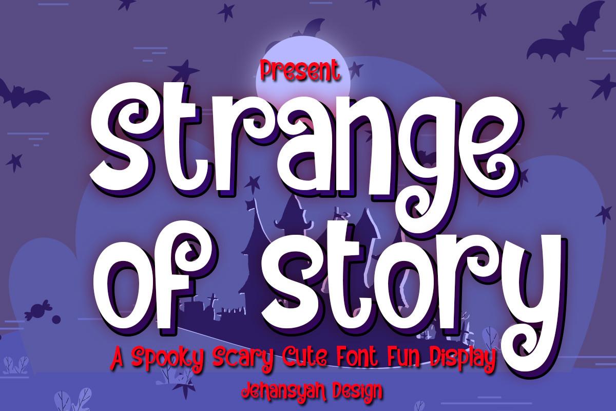 Strange of Story Font