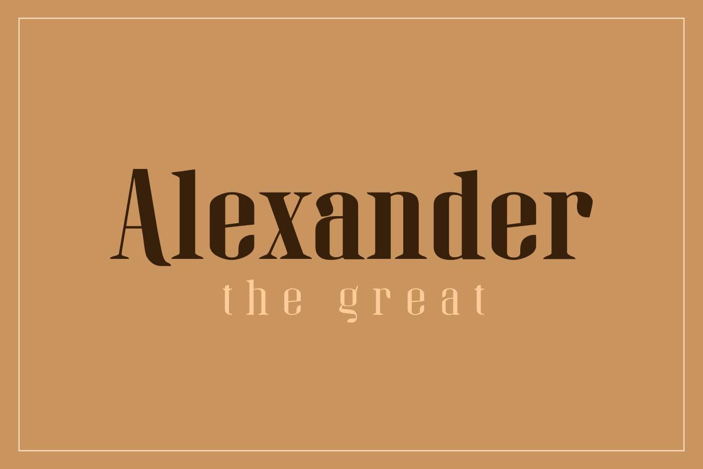 Alexander Font