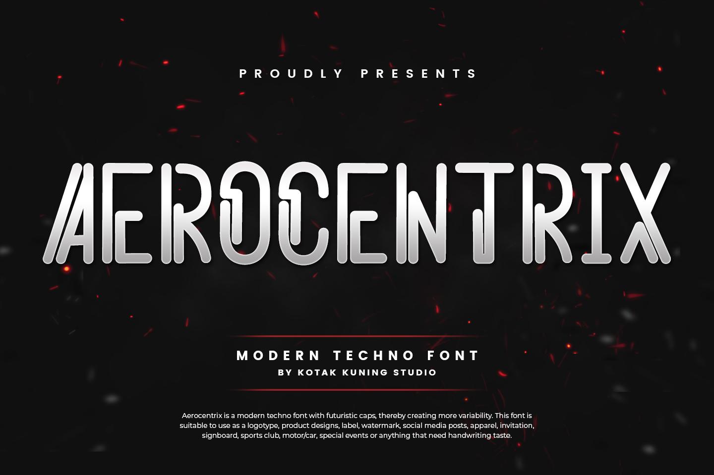 Aerocentrix Font